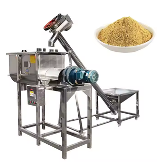 Mezclador de polvo industrial de pala de arado, acero inoxidable