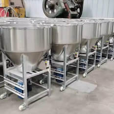 Mezclador de polvo de acero inoxidable de grado alimenticio (100-300 kg)